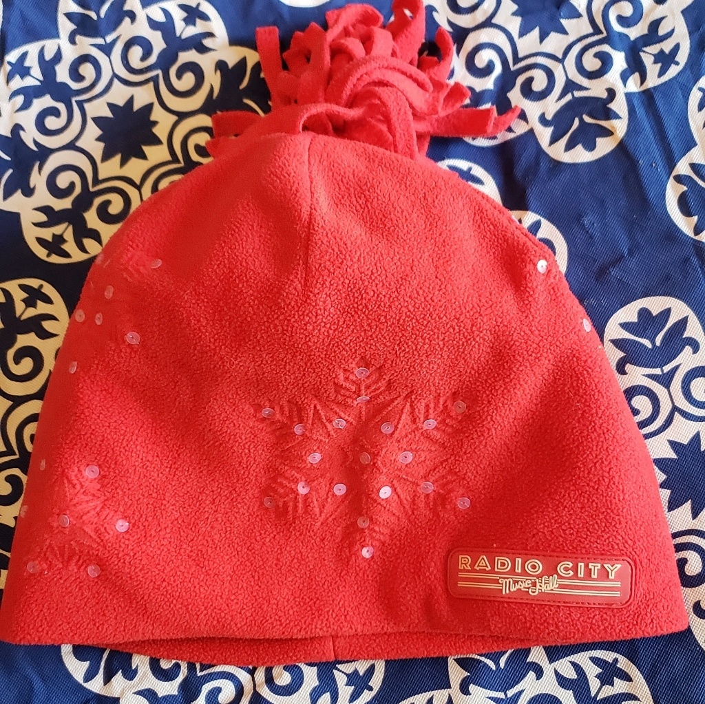 Radio City Music Hall Red Winter Hat